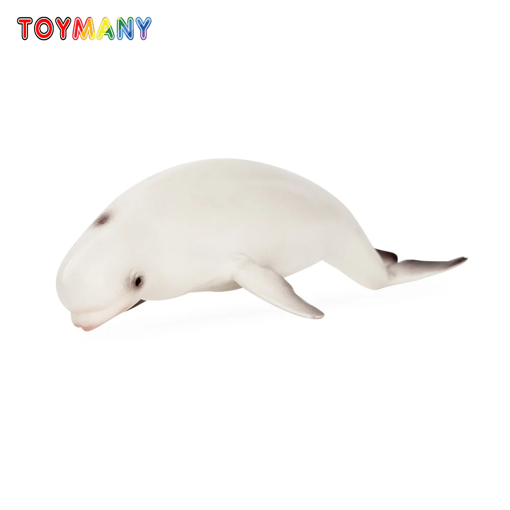 Marine Aquarium Decorations - トイマニー-シミュレーションベルーガクジラ海洋動物モデルおもちゃ、ミニフィギュア人形、アクションフィギュアおもちゃ、子供向けギフト、ケーキデコレーション