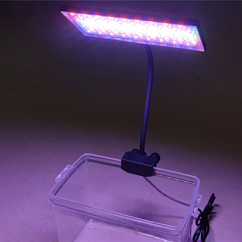 Marine Aquarium Lamp - 3色調整可能な水槽ランプ植物育成ライトフルスペクトルLED生態学的マイクロランドスケープライト水槽ランプ