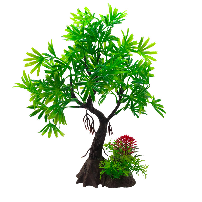 装飾的な人工植物,木,DIY,魚のタンク,イスラムの植物の草 - Marine Aquarium Aquascape のレビューと価格