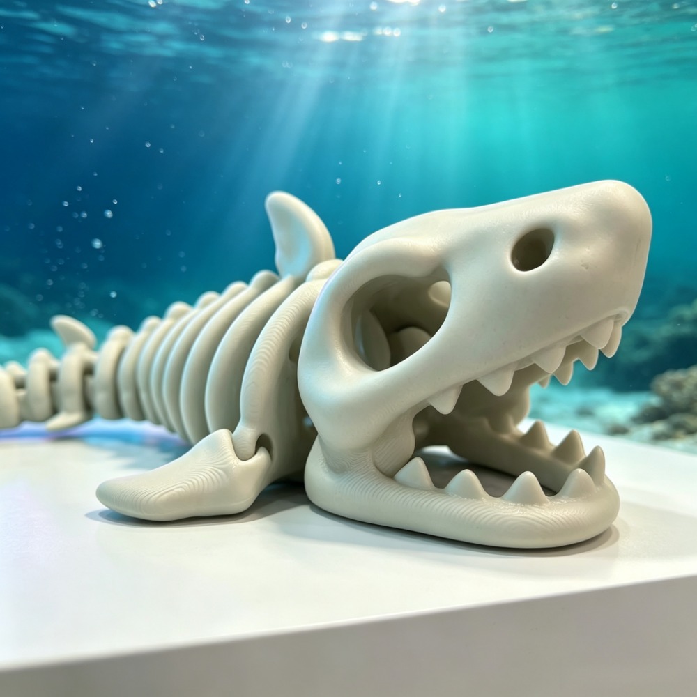 サメの骨格水槽装飾品、可動式オーナメント、爬虫類、魚タンクの - Marine Aquarium Aquascape のレビューと価格