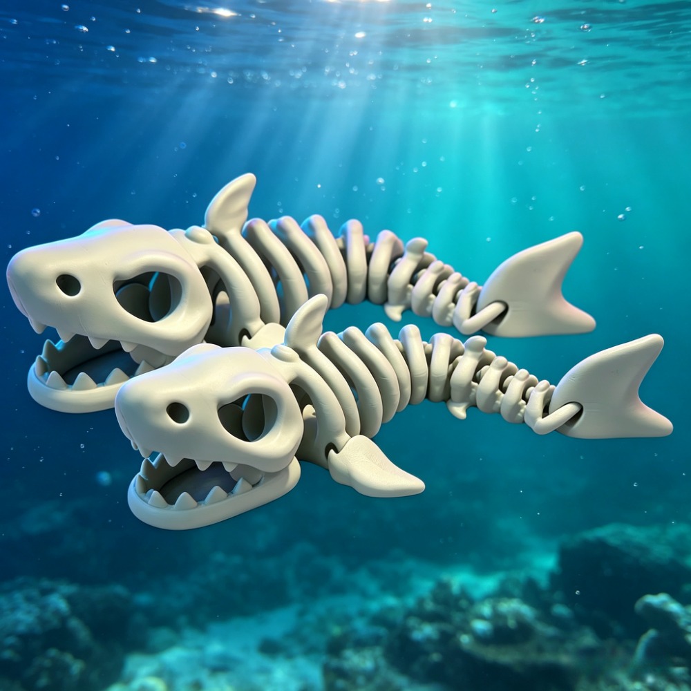 サメの骨格水槽装飾品、可動式オーナメント、爬虫類、魚タンクの - Marine Aquarium Aquascape のレビューと価格