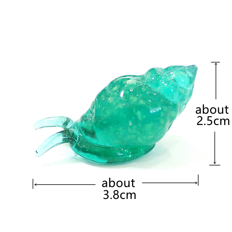 かわいいmuranoガラス海洋動物小像ミニチュア海カタツムリ - Marine Aquarium Decorations のレビューと価格