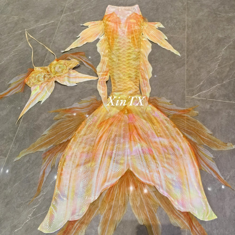 プロの大人の人魚の尾ホットスタンピング糸ストレッチ軽い生地女 - Aquarium & Marine Museum のレビューと価格